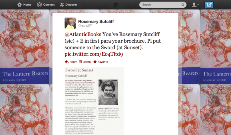 Copy of Tweet to Atlantic Books