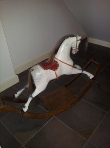 One of Rosemary Sutcliff's eccentricities | Her rocking horse Troubador