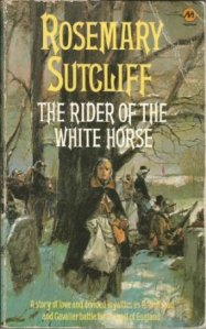 The Rider of the White Horse by Rosemary Sutcliff, Paperback cover.