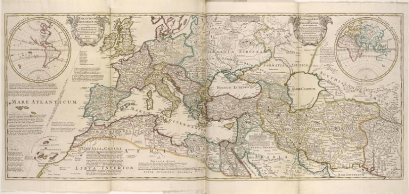 Old map of Roman Empire